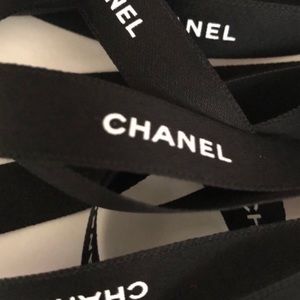 3 Yards Black Chanel Ribbon